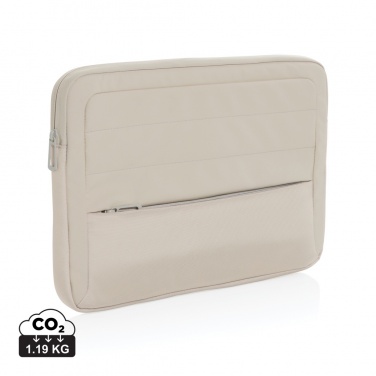 Logotrade promotional merchandise picture of: Armond AWARE™ RPET 15.6 inch laptop sleeve